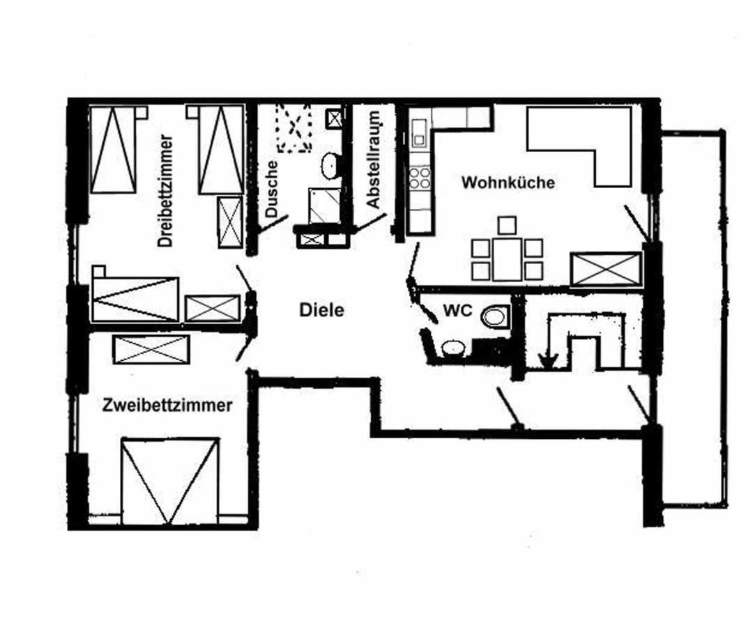 Ferienhaus Guenztal, Fam. Botzenhart Ellzee エクステリア 写真